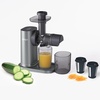 image:imageNinja NeverClog Cold Press Juicer 24oz Jug 36oz Pulp Silver JC151SL  150W hightorque auger juices fibrous fruits amp veggies Total Pulp Control 2 onetouch programs Dishwasher safeCharcoalShredder