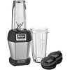 image:imageNinja Nutri Pro Compact Personal Blender with 18 Oz and 24 Oz To Go Cups in a Black and Silver Finish