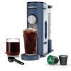 image:imageNinja Pods amp Grounds Iced Coffee Maker KCup Pod Compatible Stone PB041ST  SingleServe Brews Grounds Compact Design 56oz Reservoir 6oz Cup to 24oz Travel Mug Brew SizesNavy