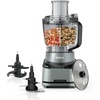 image:imageNinja PrecisionPro Food Processor amp Dough Mixer 1000PW 9Cup BZ601  AutoiQ presets for chopping slicingshredding pureeing amp dough 9cup bowl BPAfree dishwashersafe partsSilver