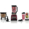 image:imageNinja Professional Plus Kitchen System 1400WP AutoiQ Grey BN801  5 functions for smoothies chopping amp dough with AutoiQ 72oz blender pitcher 64oz processor 2 24oz cupsPro Plus Kitchen SystemRed