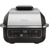 image:imageNinja Refurbished EG201 Foodi 6in1 Indoor Grill with Air Fry Roast Bake Broil amp Dehydrate 2nd Generation BlackSilver Renewed