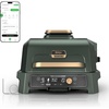 image:imageNinja Woodfire ProConnect Premium XL BBQ Grill 7in1 App Enabled Blue  180 sq in of cooking space with appconnected dual thermometers and real woodfired flavorGreen  Gold