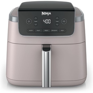 image:imageNinja Air Fryer Pro 5 Qt 5in1 Light Pink AF142PK  Air fry bake roast reheat dehydrate 1750W 400F max Fits 4 lbs fries DishwashersafeLight Pink