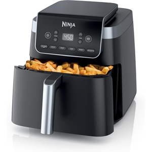 image:imageNinja Air Fryer XL with MaxCrisp 65 Qt 6in1 Grey AF181  Max crisp air fry roast bake reheat dehydrate 1750W 450F max Fits 9 lbs wings65 QT MAX