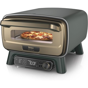 image:imageNinja Artisan Pizza Oven 12in Pizza in 3Min 700F 5in1 Gray MO201  Ninja Artisan Electric Pizza Oven bakes 5 pizza styles and air fries all in one outdoor applianceGreen