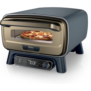 image:imageNinja Artisan Pizza Oven 12in Pizza in 3Min 700F 5in1 Gray MO201  Ninja Artisan Electric Pizza Oven bakes 5 pizza styles and air fries all in one outdoor applianceBlue