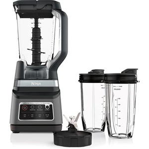 image:imageNinja BN751 Professional Plus DUO Blender 1400 Peak Watts 3 AutoIQ Programs for Smoothies Frozen Drinks amp Nutrient Extractions 72oz Total Crushing Pitcher amp 2 24oz ToGo Cups Black Renewed