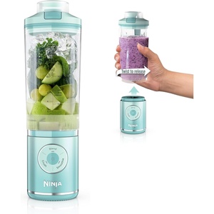 image:imageNinja Blast Max Portable Blender Twist amp Go 22oz Grey BC251GY  Twist amp Go removable 22oz vessel AutoiQ Crush amp Smoothie programs cordless Dishwasher safe leakproof lidSea Glass