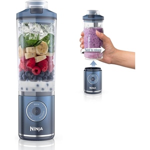image:imageNinja Blast Max Portable Blender Twist amp Go 22oz Grey BC251GY  Twist amp Go removable 22oz vessel AutoiQ Crush amp Smoothie programs cordless Dishwasher safe leakproof lidNavy