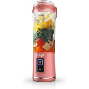 image:imageNinja Blast Portable Blender Cordless 18oz Vessel White BC151WH  USBC rechargeable cordless blending anywhere BlastBlade crushes ice amp frozen fruit Leakproof sip lid dishwasher safeRed Clay