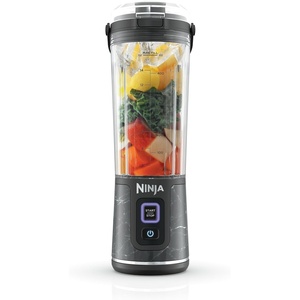 image:imageNinja Blast Portable Blender Cordless 18oz Vessel White BC151WH  USBC rechargeable cordless blending anywhere BlastBlade crushes ice amp frozen fruit Leakproof sip lid dishwasher safeMarble Black