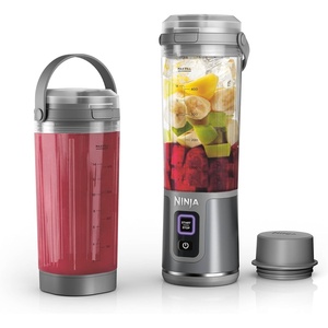 image:imageNinja Blast Portable Blender amp Accessories 18oz Grey CL155AGY  Cordless 18oz Blast Portable Blender plus accessories USBC rechargeable leakproof sip lid dishwasher safeBlender  2 Vessels  Grey