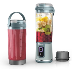 image:imageNinja Blast Portable Blender amp Accessories 18oz Grey CL155AGY  Cordless 18oz Blast Portable Blender plus accessories USBC rechargeable leakproof sip lid dishwasher safeBlender  2 Vessels  Sage