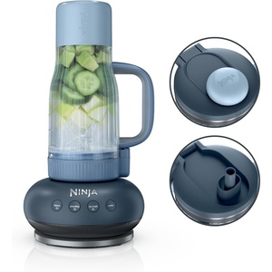image:imageNinja BlendBOSS Personal Blender 26oz Tumbler 1200PW DB351BL  1200peakwatt BlendBOSS crushes ice to snow 26oz leakproof tumbler chug spout amp detachable straw Dishwasher safeCyberspace