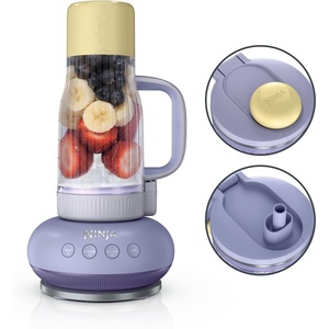 image:imageNinja BlendBOSS Personal Blender 26oz Tumbler 1200PW DB351BL  1200peakwatt BlendBOSS crushes ice to snow 26oz leakproof tumbler chug spout amp detachable straw Dishwasher safeLavender Lemonade