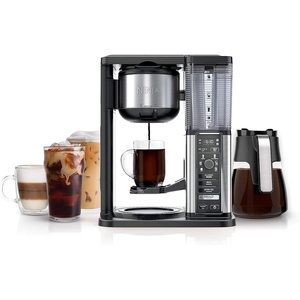 image:imageNinja Coffee Maker 10Cup Carafe FoldAway Frother Black CM401  Permanent Filter amp Removable Dishwasher Safe Reservoir 6 Brew Styles 8 Cup to Travel Mug to Pot Sizes10 Cup