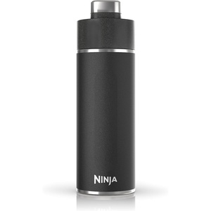 image:imageNinja DW2401GY Thirsti 24oz Travel Water Bottle For Carbonated Sparkling Drinks Colder and Fizzier Longer Leak Proof 24 Hrs Cold Dishwasher Safe Stainless Steel Insulated Tumbler Charcoal GrayBlack