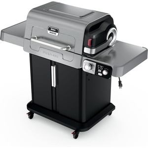 image:imageNinja FlexFlame Grill amp Smoker Electric amp Propane 5in1 SteelPG301  Ninja FlexFlame is a 5in1 grill smoker amp griddle with precise 200600F control fitting 3 chickens or 4 rib racksStainless Steel