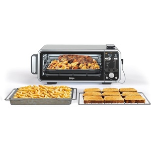image:imageNinja Flip Toaster Oven amp Air Fryer 8in1 Stainless Steel SP151  Air fry bake broil toast bagel dehydrate reheat 1800W Flip up amp away XL capacity13in1 Flip Oven XL