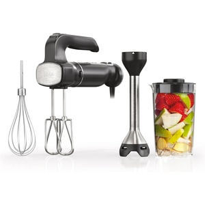 image:imageNinja Foodi Power Mixer System 750PW Hand Blender amp Mixer CI101  750peakwatt PowerBase converts to hand mixer or immersion blender Whisk EasyGlide beaters amp 3cup vessel includedBlack