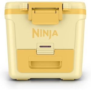 image:imageNinja FrostVault 30qt Cooler with Wheels Dry Storage Lakeshore Blue  Ninja FrostVaults 30qt capacity holds 48 cans keeps food cool amp dry and rolls easily on allterrain wheelsDaffodil Daze