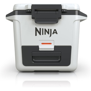 image:imageNinja FrostVault 50qt Hard Cooler with Dry Storage Drawer Spanish Moss  Ninja FrostVault keeps food cool dry amp separate under 40F for days with 50qt capacity holding up to 80 cansCloud White