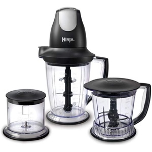 image:imageNinja QB1004 Master Prep 450Watt Professional Blender with 48 Oz Pitcher for Frozen Blending and SmoothiesBlack