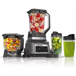 image:imageNinja RBN803TGT Professional Plus Kitchen Blender System and 8Cup Food Processor with AutoiQ Black  Certified Refurbished