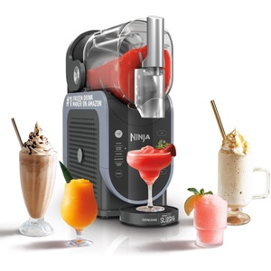image:imageNinja SLUSHi Professional Drink Maker 7 Servings Black FS301  No Ice Needed 5 Preset programs Rapid Chill Technology 7 Servings 88Oz EasyFill Vessel Dishwasher Safe PartsSLUSHi