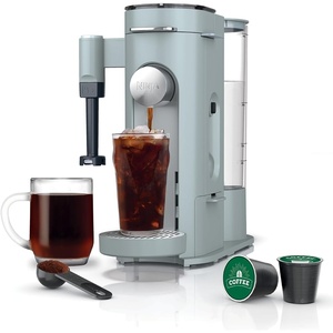 image:imageNinja Single Serve Coffee Maker  Combo Machine KCup Pods and Grounds  4 Styles of Brewing up to 24 Oz Cup Sizes 56 Oz Removable Reservoir Black PB051StandardGlacier Blue