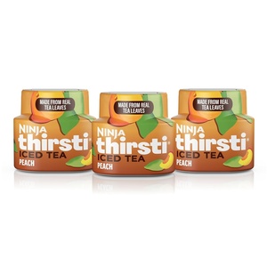 image:imageNinja Thirsti Flavored Water Drops Fruiti Chill Lemon Lime Zero Calories  Zero Sugar 3 Pack Compatible with All Ninja Thirsti Drink Systems  WC1000 WC2000 amp WC3000 Series WCFLELIAMPeach Iced Tea