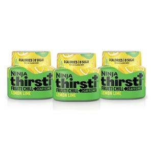 image:imageNinja Thirsti Flavored Water Drops Fruiti Chill Lemon Lime Zero Calories  Zero Sugar 3 Pack Compatible with All Ninja Thirsti Drink Systems  WC1000 WC2000 amp WC3000 Series WCFLELIAMLemon Lime