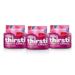 image:imageNinja Thirsti Flavored Water Drops Variety Pack Zero Calories Zero Sugar  12oz drinks 3 Pack Compatible with All Ninja Thirsti Drink Systems  WC1000 WC2000 amp WC3000 Series WCFV2Berry Burst