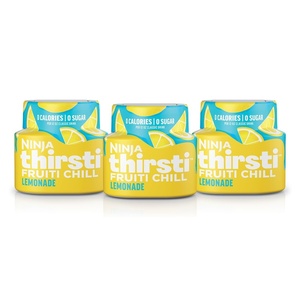 image:imageNinja Thirsti Flavored Water Drops Variety Pack Zero Calories Zero Sugar  12oz drinks 3 Pack Compatible with All Ninja Thirsti Drink Systems  WC1000 WC2000 amp WC3000 Series WCFV2Lemonade