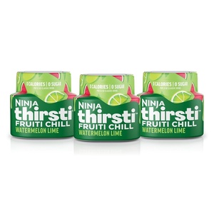 image:imageNinja Thirsti Flavored Water Drops Variety Pack Zero Calories Zero Sugar  12oz drinks 3 Pack Compatible with All Ninja Thirsti Drink Systems  WC1000 WC2000 amp WC3000 Series WCFV2Watermelon Lime