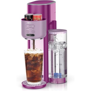 image:imageNinja Thirsti Ultimate Drink System Soda Maker Pink WC3001PK1  Still or Sparkling Create fountainfresh drinks with 20 zero or lowcalorie flavors Customize your fizz and flavor