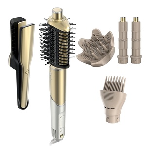 image:imageShark FlexStyle Glam CeramicPowerful Air StylingDrying System HD6052SPK  Silki Straightener  Glossi Air Glosser WideTooth Comb amp Diffuser Scalp ShieldCurly  Coily Hair