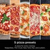 image:imageNinja  Outdoor Pizza Oven with 195 Perforated Pizza Peel  Includes 12 Pizza Stone amp 12 Bake Pan  5 Pizza Presets Neapolitan Thin Crust New York Pan amp Custom  700F Max Temp  ElectricPizza Oven  Peel