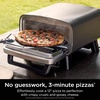 image:imageNinja  Outdoor Pizza Oven with 195 Perforated Pizza Peel  Includes 12 Pizza Stone amp 12 Bake Pan  5 Pizza Presets Neapolitan Thin Crust New York Pan amp Custom  700F Max Temp  ElectricPizza Oven  Peel