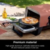 image:imageNinja  Outdoor Pizza Oven with 195 Perforated Pizza Peel  Includes 12 Pizza Stone amp 12 Bake Pan  5 Pizza Presets Neapolitan Thin Crust New York Pan amp Custom  700F Max Temp  ElectricPizza Oven  Peel