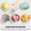 image:imageNinja CREAMi Deluxe Ice Cream Maker  11in1 Create Frozen Desserts Sorbet Milkshakes Yogurt amp More  Includes 2 Dishwasher Safe XL 24 Oz Tubs with storage lids  Blue  NC501ND