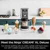 image:imageNinja CREAMi Deluxe Ice Cream amp Frozen Treat Maker Includes 4 FamilySized 24 oz Tubs for Ice Cream Sorbet Milkshakes Frozen Yogurt amp More 11in1 XL Capacity SilverCREAMi Deluxe  4 24oz Pints