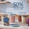 image:imageNinja CREAMi XL Tubs 2 Pack with Storage Lids XSKPNTLD2  Ninja Creami XL 2 Pack Tubs with Storage Lids in Coral and Yellow Compatible with NC500 and NC600 SeriesCREAMi XL 11in1 Ice Cream Maker Navy