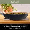image:imageNinja Ceramic Pro 10Pc Cookware Set PFASFree Midnight Blue CW39010MM  Titaniuminfused ceramic 10year nonstick guarantee No lead cadmium All stovetops amp induction compatible Broil to 550FGray
