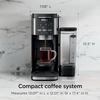 image:imageNinja Drip Coffee Maker DualBrew Pro Hot amp Iced Black CFP101  Single Serve to Carafe Brew with Pods amp Grounds Compatible with K Cups 3 Brew Styles 60oz Removable ReservoirPaper Filter
