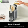 image:imageNinja FS300 SLUSHi 72oz Frozen Drink amp Slushie Machine Renewed Bundle with Deco Essentials Collapsable Water Bottle BPA Free 24oz GrayStainless and 1 YR CPS Enhanced Protection Pack72 oz  3 Presets  Deco Gear Bottle