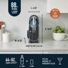 image:imageNinja FS300 SLUSHi 72oz Frozen Drink amp Slushie Machine Renewed Bundle with Deco Essentials Collapsable Water Bottle BPA Free 24oz GrayStainless and 1 YR CPS Enhanced Protection Pack88 oz  5 Presets  Ninja Tote