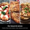image:imageNinja FlexFlame 16 Artisan Pizza Stone Cordierite 5Minute Pizzas 600F  Ninja FlexFlame 16 Pizza Stone makes 5minute pizzas calzones amp artisan breads at up to 600F