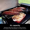 image:imageNinja FlexFlame Expandable Roast amp Smoke Rack for PG300 Steel Holds 15lbs  Ninja FlexFlame Roast amp Smoke Rack doubles indirect cooking capacity fitting 3 rib racks or 15 lbs of food